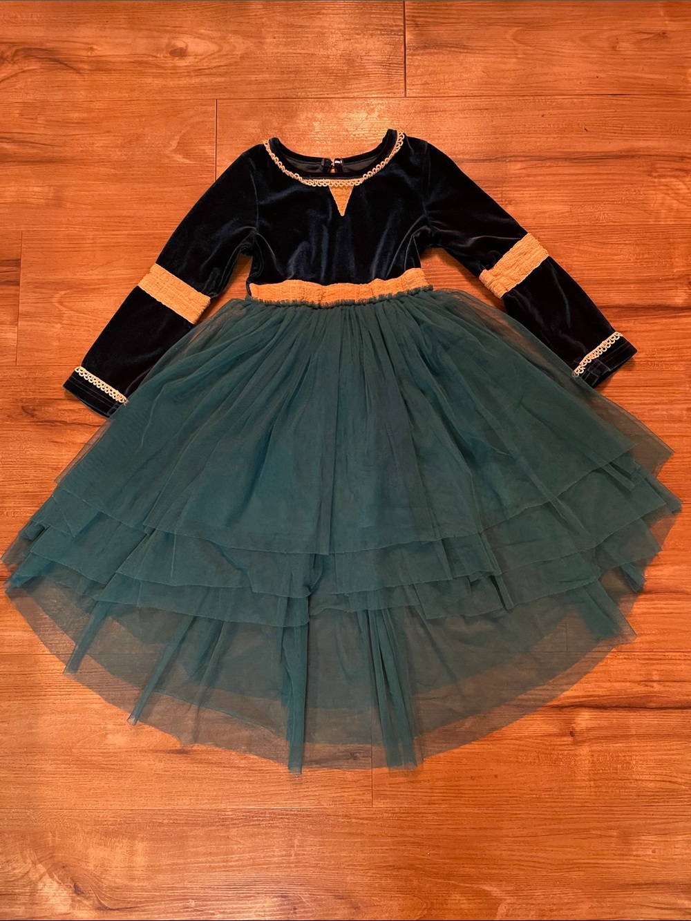 high low merida dress.